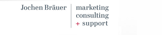Logo Jochen Bräuer marketing consulting + support